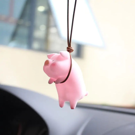 Lucky Piglet Car Pendant